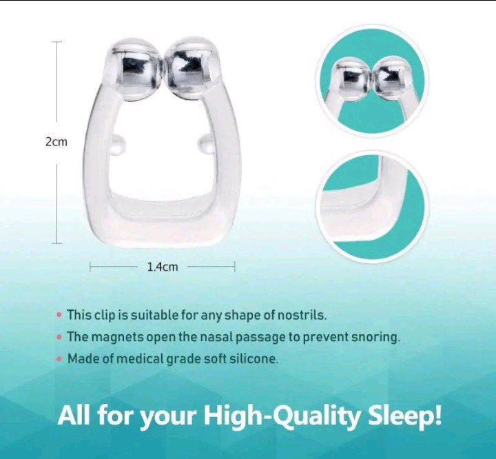4 in 1 Silicon Anti Snoring Nose clip